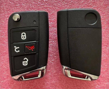 comprare golf Keyless di VW GTI del bottone NBGFS12P01 5G0959752BE Flip Key For di 315Mhz 3 + 1 fabbricazione online