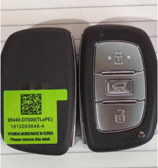 comprare 433Mhz 3 pulsante 95440-D7000 47 Chip Smart Key Per il 2019 Hyundai Tucson fabbricazione online