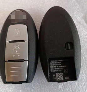 comprare 433Mhz 2 pulsanti 4A Chip S180144102 Smart Key Per Nissan X-Trail Qashqai Pulsar fabbricazione online