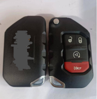 433Mhz 3+1 gladiatore Keyless del bottone OHT1130261 Flip Key For Jeep Wrangler