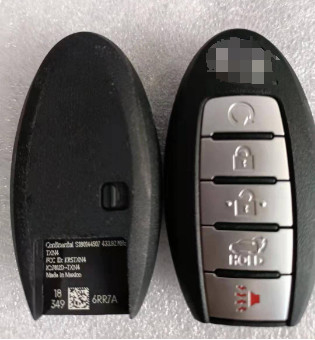433Mhz 4+1 pulsante 4A Chip S180144507 KR5TXN4 Smart Key Per Nissan Rouge