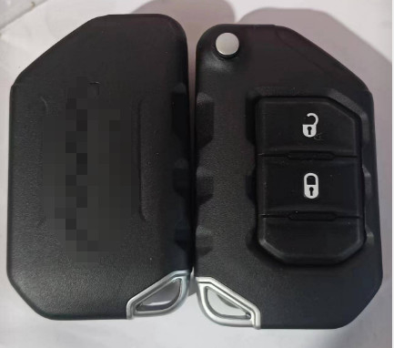 433 MHz 2 pulsanti OHT1130261 4A Chip Keyless Flip Key Per il 2018-2021 Jeep Wrangler