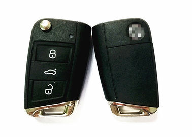 Cassa a distanza della catena dell'orologio di chiave dell'automobile di vibrazione di 3 bottoni, chiave 5G6 959 753 ab dell'automobile di VW Golf