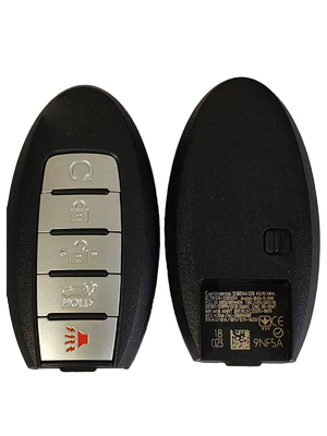 Infiniti S180144320 5 pulsanti chiavi 433MHz Nero Argento